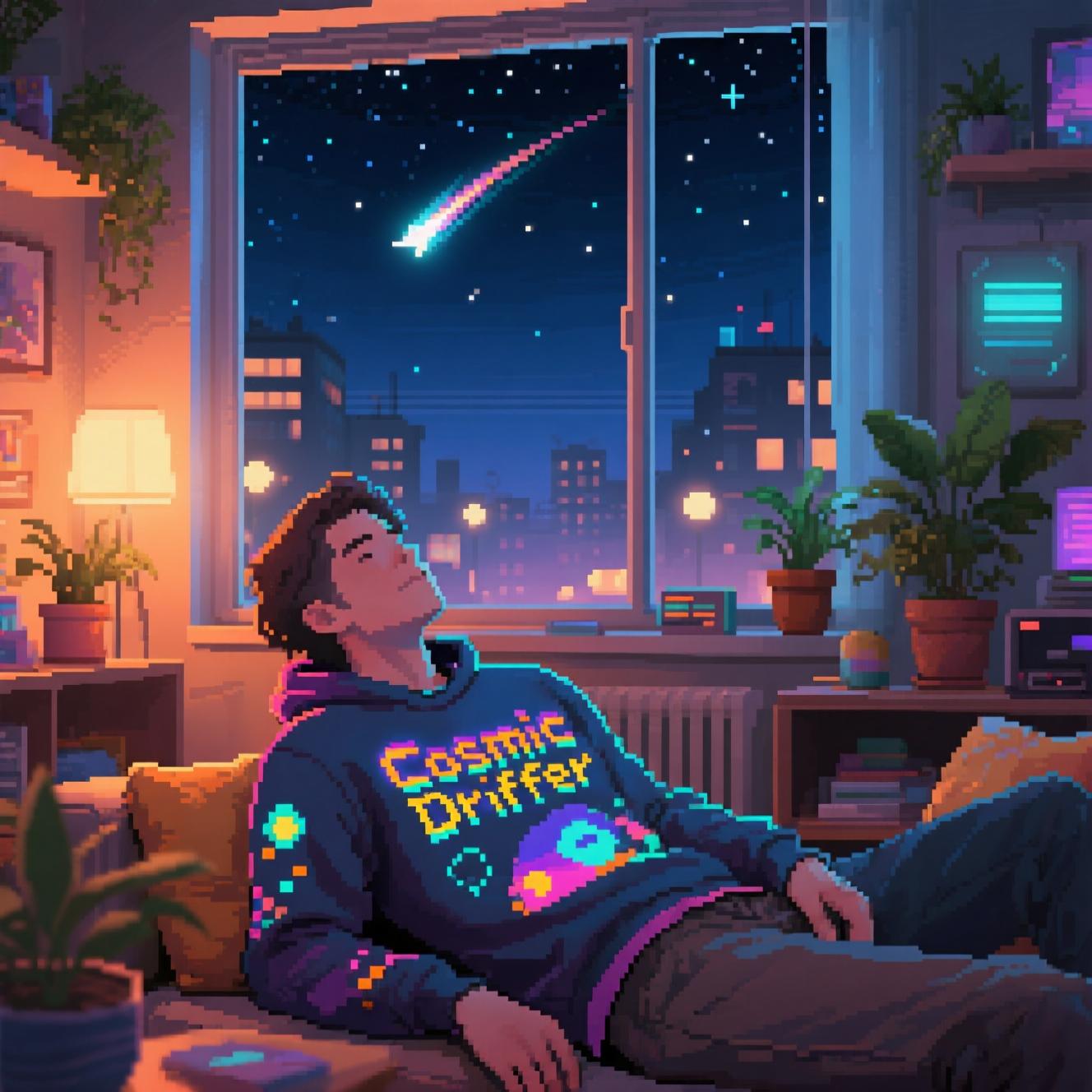 Retro Pixel sweatshirt, limited edition